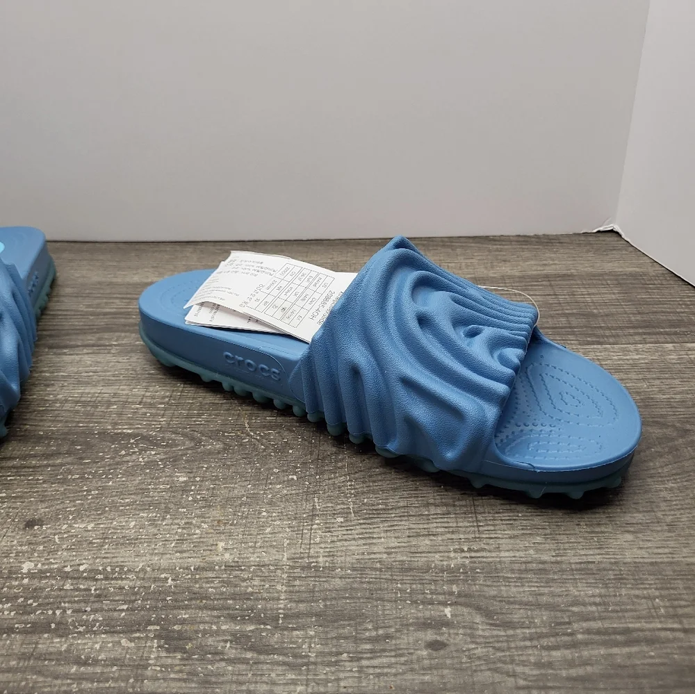 Crocs Salehe Bembury The Pollex Slide Womens Sandals US Size 6 Blue New